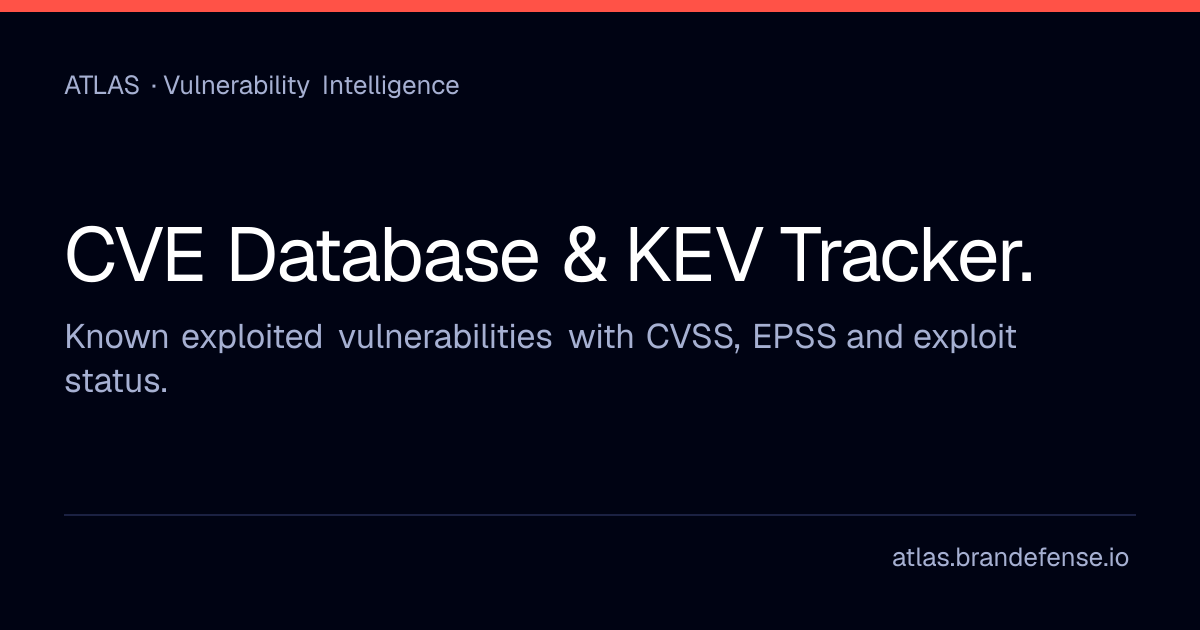 CVE Database & CISA KEV Catalog Tracker | ATLAS